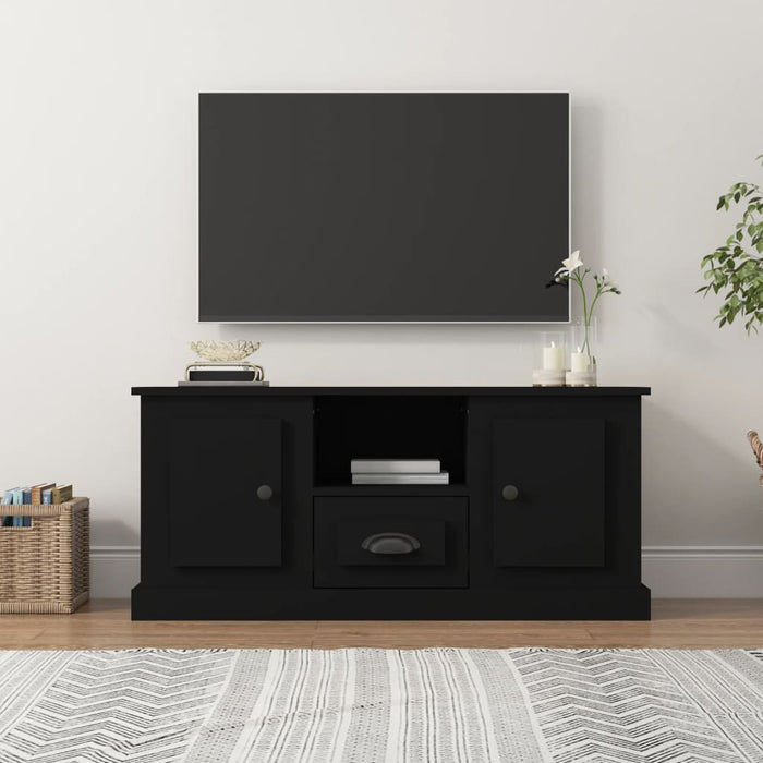 Mobile Porta TV Nero 100x35,5x45 cm in Legno Multistrato 816457