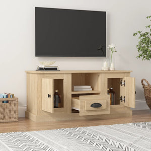 Mobile per TV Rovere Sonoma 100x35,5x45 cm in Legno Multistratocod mxl 103253