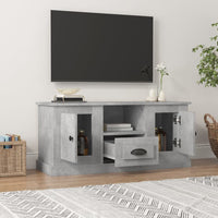 Mobile Porta TV Grigio Cemento 100x35,5x45cm Legno Multistrato 816460