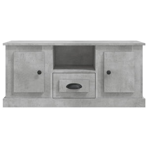 Mobile Porta TV Grigio Cemento 100x35,5x45cm Legno Multistrato 816460