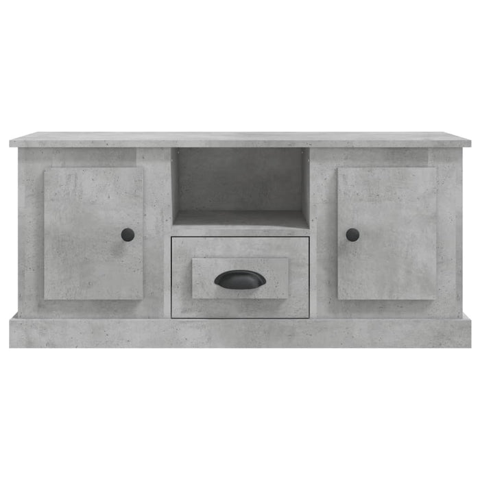 Mobile Porta TV Grigio Cemento 100x35,5x45cm Legno Multistrato 816460