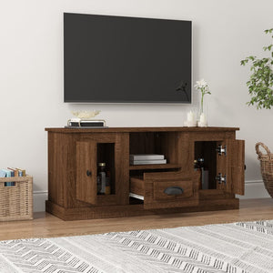 Mobile TV Rovere Marrone 100x35,5x45 cm in Legno Multistrato 816463