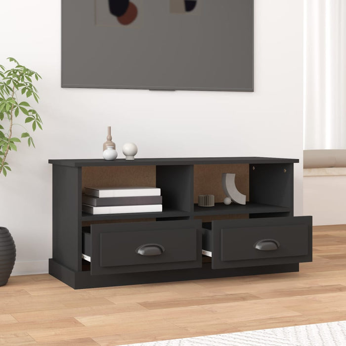 Mobile Porta TV Nero 93x35,5x45 cm in Legno Multistratocod mxl 97304