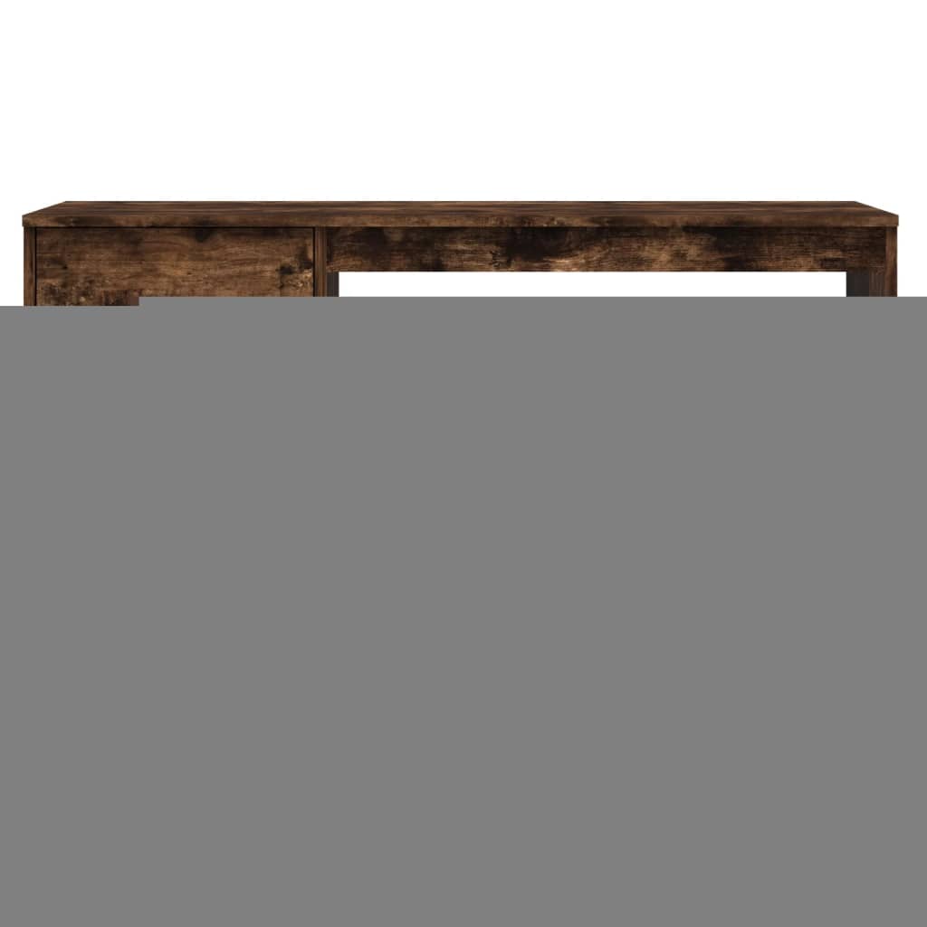 Scrivania Cassetto Rovere Fumo 115x50x75 cm Legno Multistrato 816477