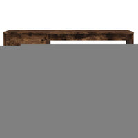 Scrivania Cassetto Rovere Fumo 115x50x75 cm Legno Multistrato 816477