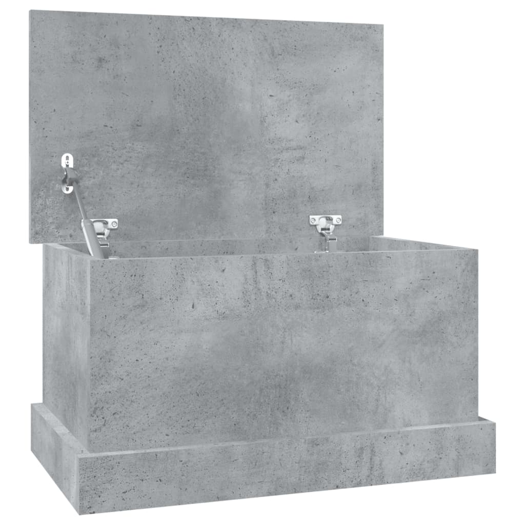 Contenitore Grigio Cemento 50x30x28 cm in Legno Multistratocod mxl 79468