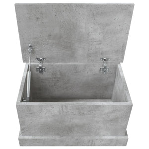 Contenitore Grigio Cemento 50x30x28 cm in Legno Multistrato 816500