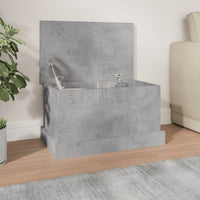 Contenitore Grigio Cemento 50x30x28 cm in Legno Multistratocod mxl 79468