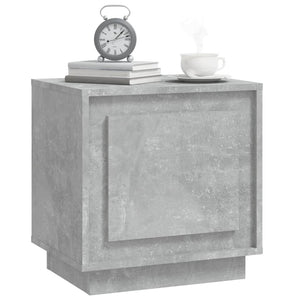 Comodini 2 pz Grigio Cemento 44x35x45 cm in Legno Multistrato 819845