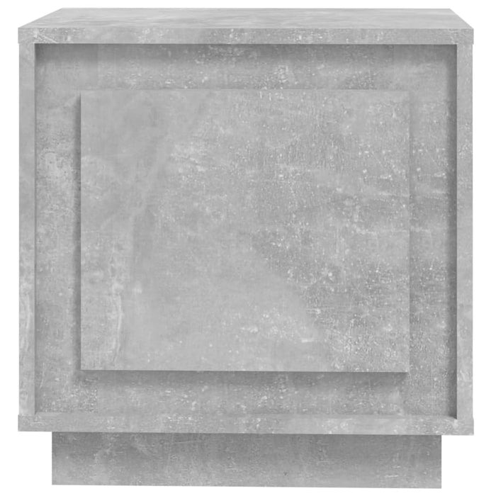 Comodini 2 pz Grigio Cemento 44x35x45 cm in Legno Multistrato 819845