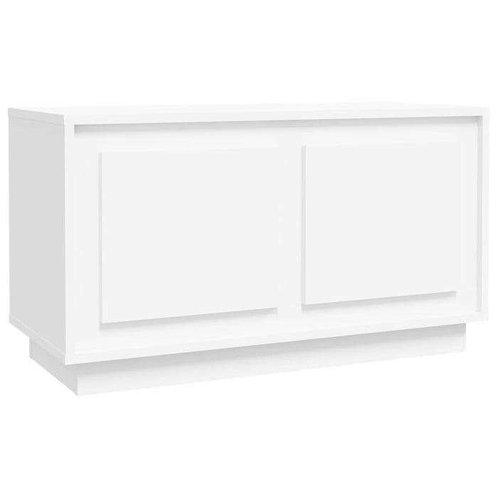 Mobile Porta TV Bianco 80x35x45 cm in Legno Multistratocod mxl 73216