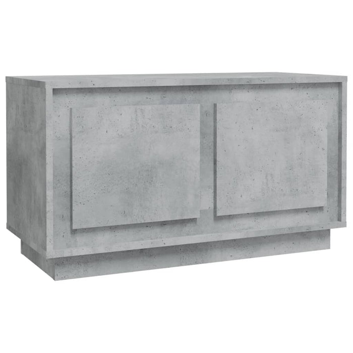 Mobile Porta TV Grigio Cemento 80x35x45 cm in Legno Multistrato 819856