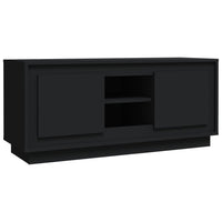 Mobile Porta TV Nero 102x35x45 cm in Legno Multistrato 819861