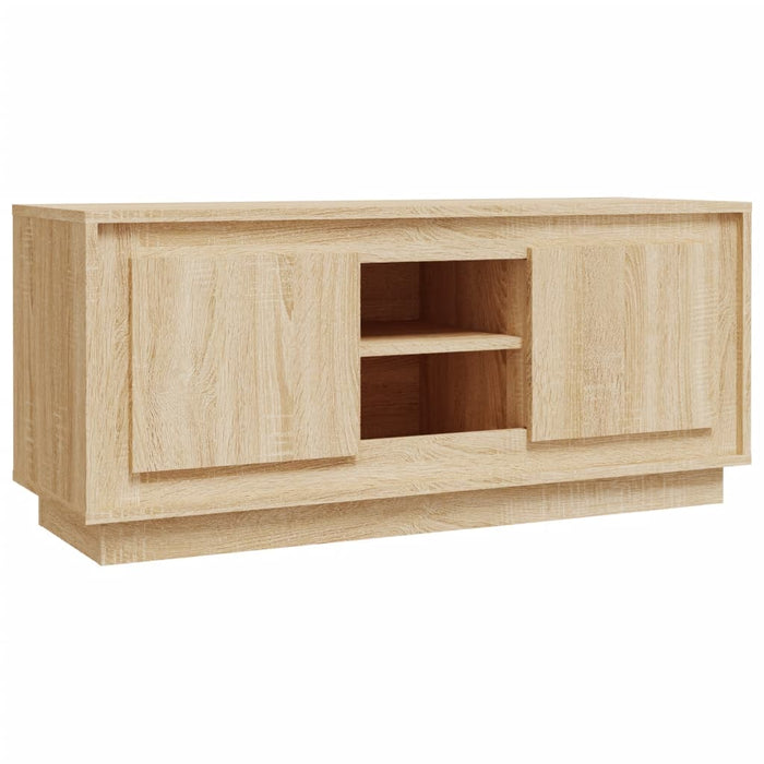 Mobile Porta TV Rovere Sonoma 102x35x45 cm in Legno Multistratocod mxl 127115