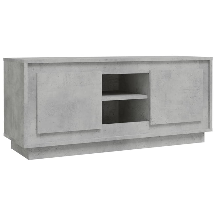 Mobile Porta TV Grigio Cemento 102x35x45cm in Legno Multistratocod mxl 103254