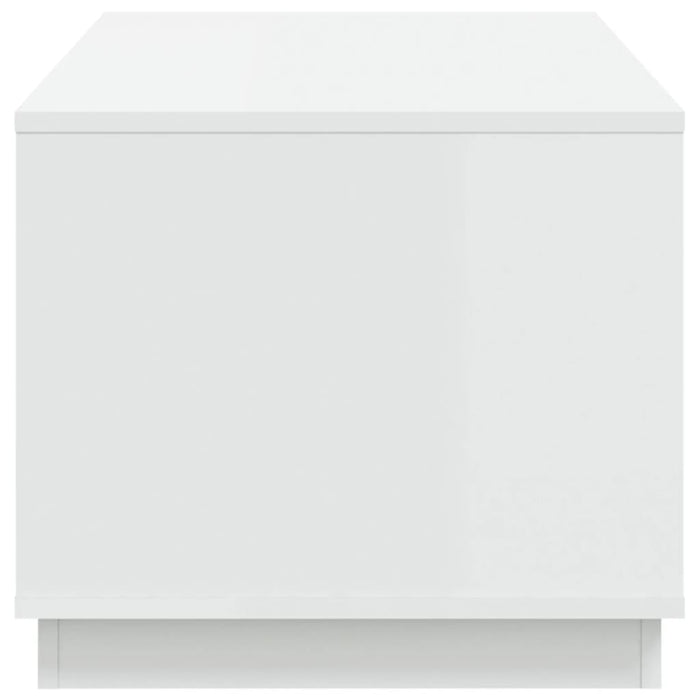 Tavolino da Salotto Bianco 102x50x44 cm in Legno Multistrato 819876