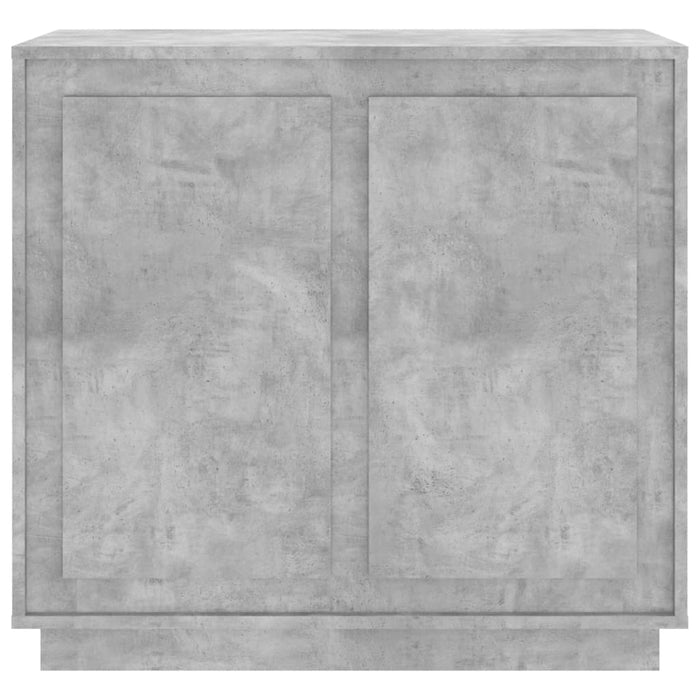 Credenza Grigio Cemento 80x34x75 cm in Legno Multistrato 819888