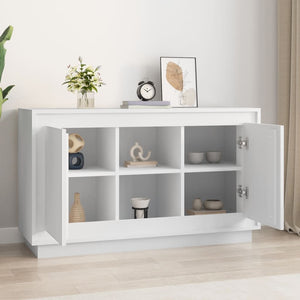 Credenza Bianca 102x35x60 cm in Legno Multistrato 831877