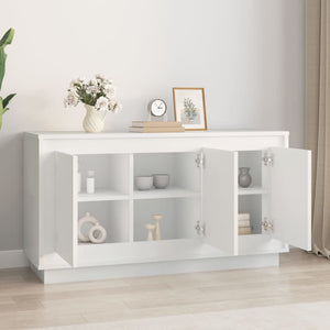 Credenza Bianca 102x35x55 cm in Legno Multistrato 831885