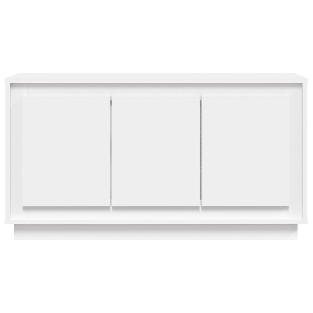 Credenza Bianca 102x35x55 cm in Legno Multistrato 831885