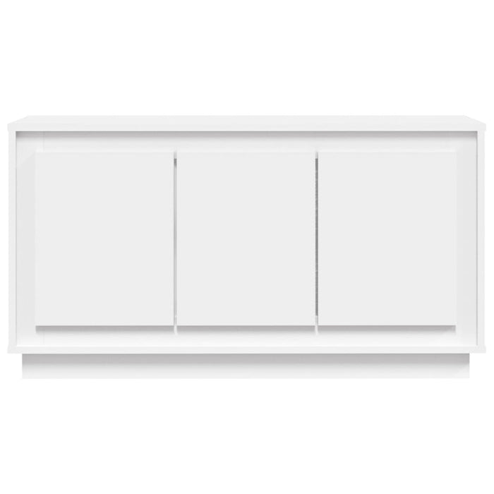 Credenza Bianca 102x35x55 cm in Legno Multistrato 831885