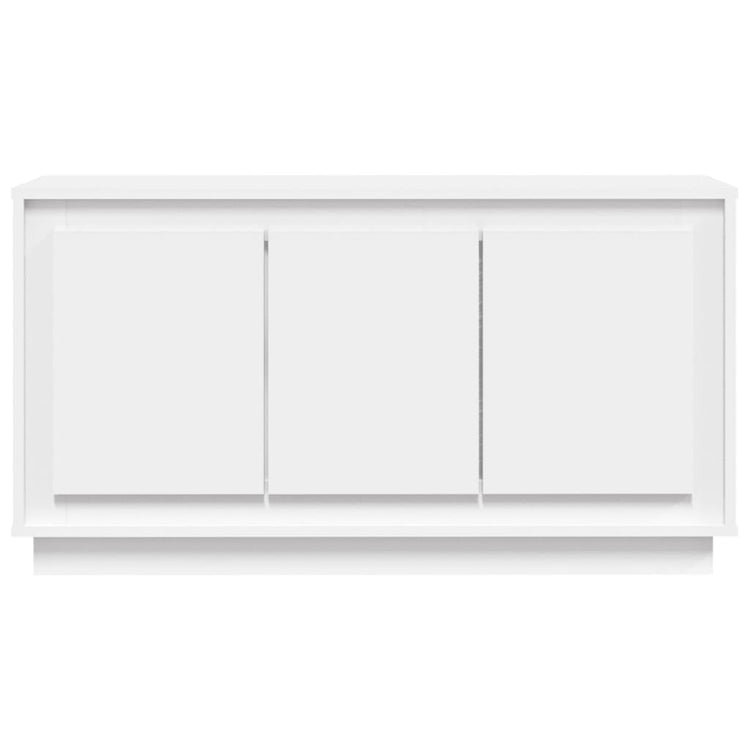 Credenza Bianca 102x35x55 cm in Legno Multistrato 831885