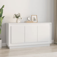 Credenza Bianca 102x35x55 cm in Legno Multistrato 831885