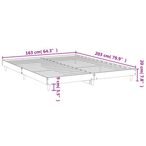 Giroletto Bianco Lucido 160x200 cm in Legno Multistrato 832023