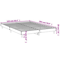 Giroletto Bianco 140x200 cm in Legno Multistrato 832037