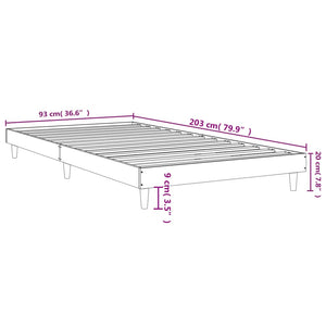 Giroletto Rovere Sonoma 90x200 cm in Legno Multistrato 832064