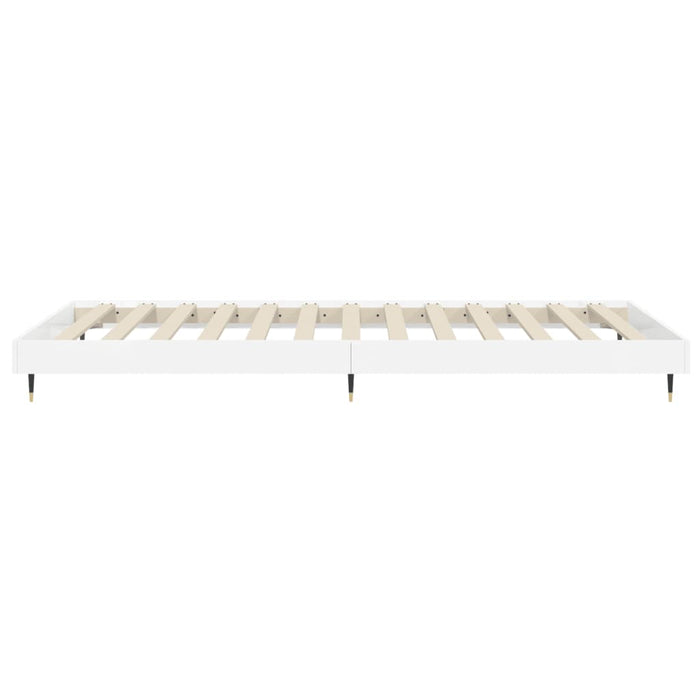 Giroletto Bianco Lucido 90x200 cm in Legno Multistrato 832167