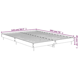 Giroletto Nero 140x190 cm in Legno Multistrato 832174