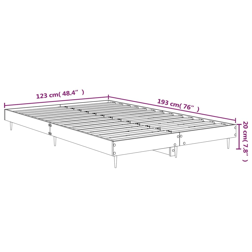 Giroletto Bianco 120x190 cm in Legno Multistrato 832189