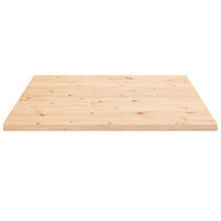 Piano Tavolo 90x90x2,5 cm in Legno Massello di Pino Quadrato 824395