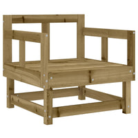 Sedie da Giardino con Cuscini 2 pz in Legno Impregnato di Pino 825449