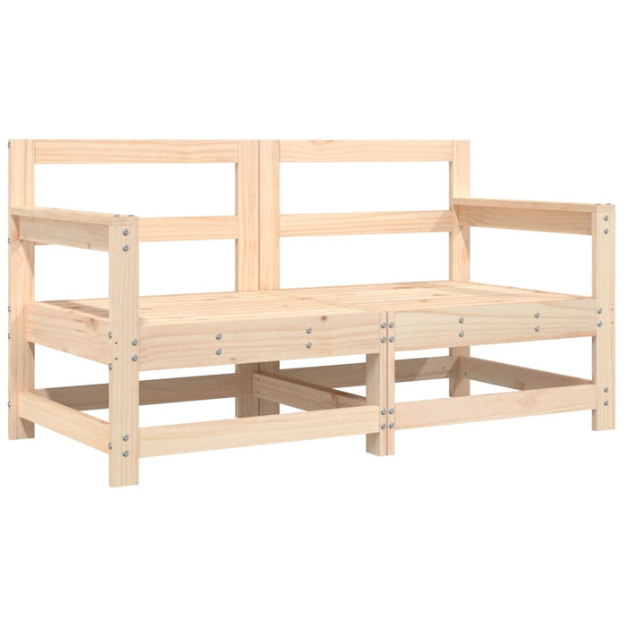 Sedie da Giardino con Cuscini 2 pz Legno Massello di Pino 825590