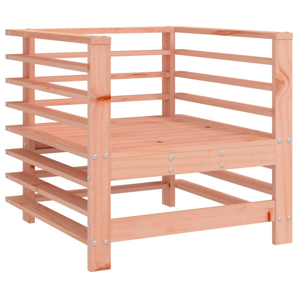 Sedie da Giardino con Cuscini 2 pz in Legno Massello di Douglas 825679