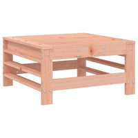 Poggiapiedi Giardino con Cuscini 2 pz Legno Massello di Douglas 825700