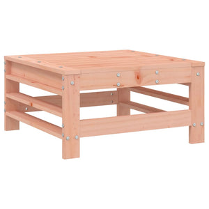 Poggiapiedi Giardino con Cuscini 2 pz Legno Massello di Douglas 825700