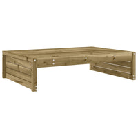 Poggiapiedi da Giardino 120x80 cm in Legno Impregnato di Pino 825771