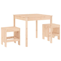 Set Bistrot da Giardino 3 pz in Legno Massello di Pino 3157703