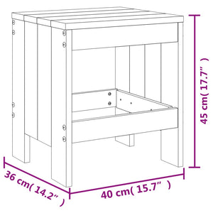 Set Bistrot da Giardino 3 pz in Legno Massello di Pino 3157703