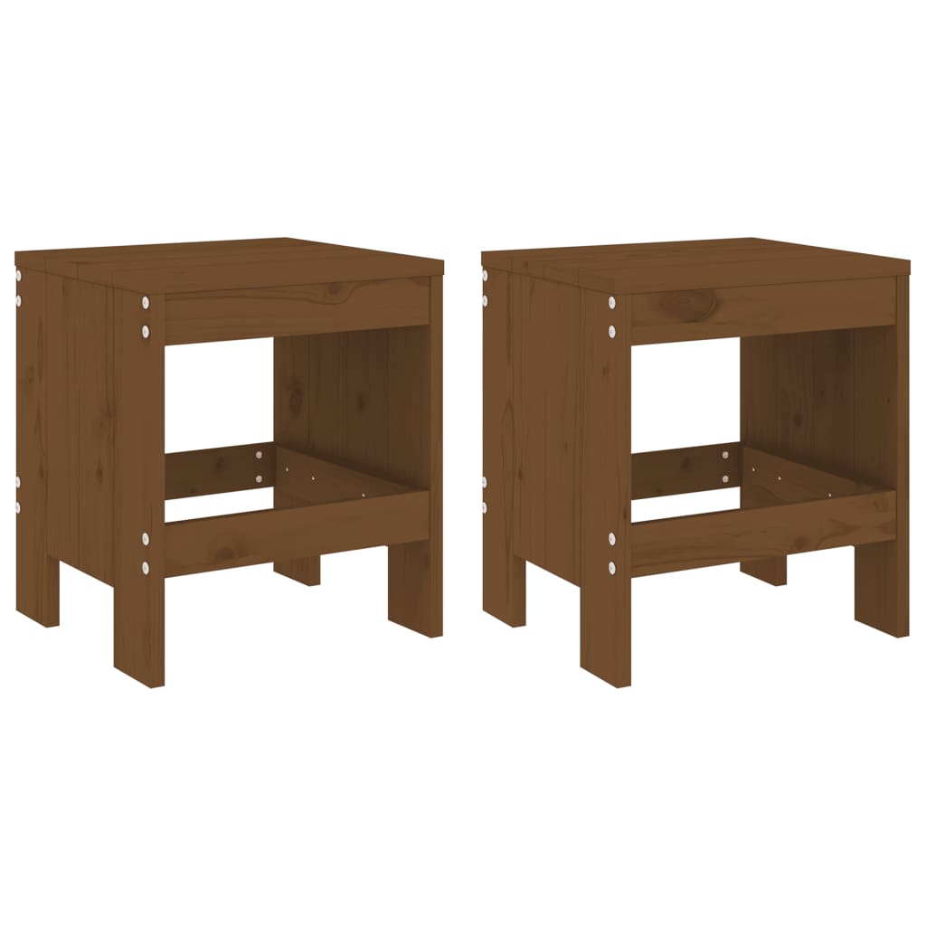 Set da Bistrot da Giardino 3 pz Miele in Legno Massello di Pinocod mxl 83639