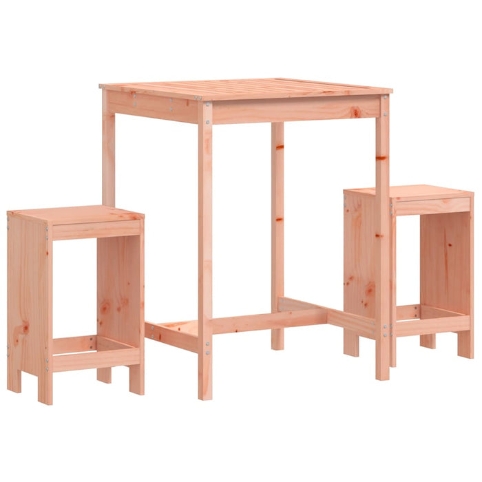 Set da Bar da Giardino 3 pz in Legno Massello di Douglascod mxl 83646