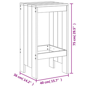 Set da Bar da Giardino 3 pz in Legno Massello di Douglas 3157738