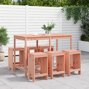 Set da Bar da Giardino 7 pz in Legno Massello di Douglascod mxl 131560