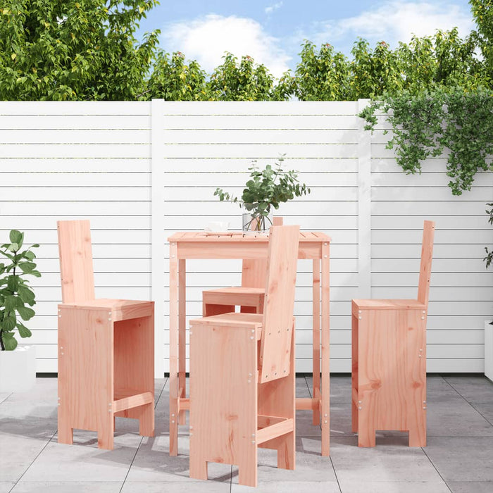 Set da Bar da Giardino 5 pz in Legno Massello di Douglas 3157774