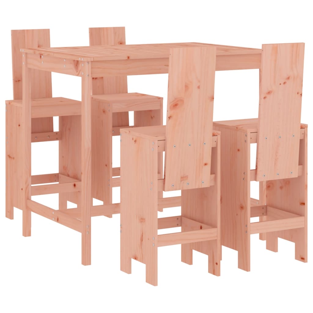 Set da Bar da Giardino 5 pz in Legno Massello di Douglas 3157780