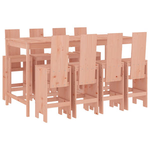 Set da Bar da Giardino 9 pz in Legno Massello di Douglascod mxl 83654