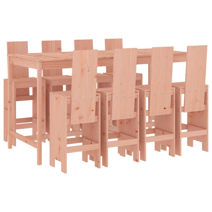 Set da Bar da Giardino 9 pz in Legno Massello di Douglascod mxl 83654